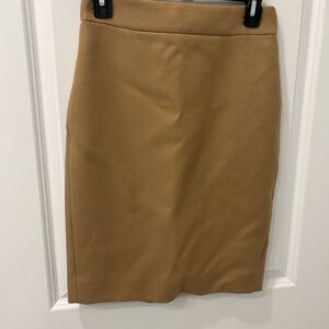 J. Crew Women's Tan Pencil Skirt